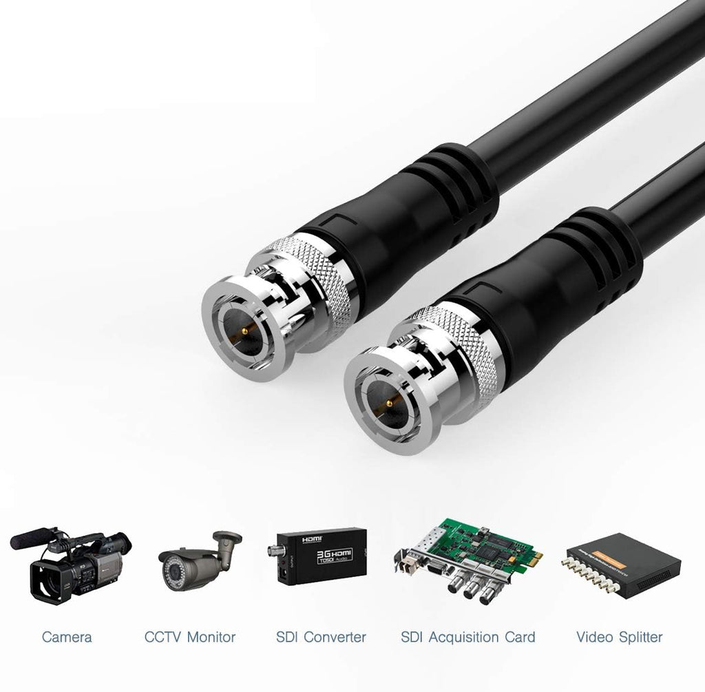 100ft 75 Ohm BNC to BNC Coax Cable X991394