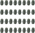 Black Plastic Wheel Lug Nut Cap Set of 32 K18385