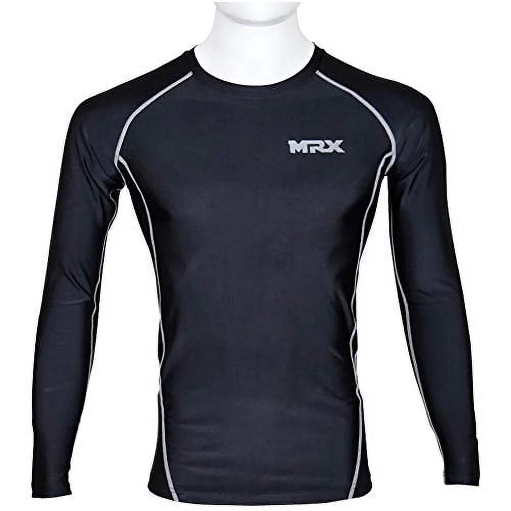 Men's Compression Shirt Full Sleeve Black Large D674986