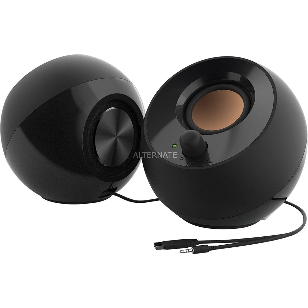 Black 2.0 USB Desktop Speakers J3207