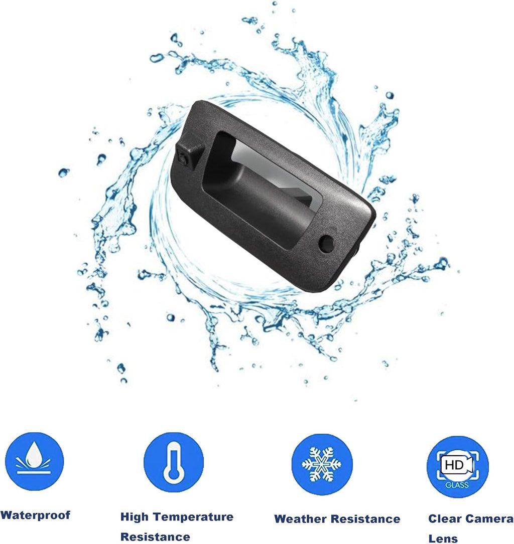 Black Waterproof Tailgate Handle Backup Camera Q509