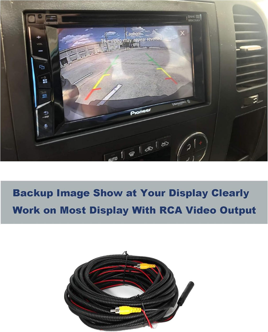 Black Waterproof Tailgate Handle Backup Camera Q509