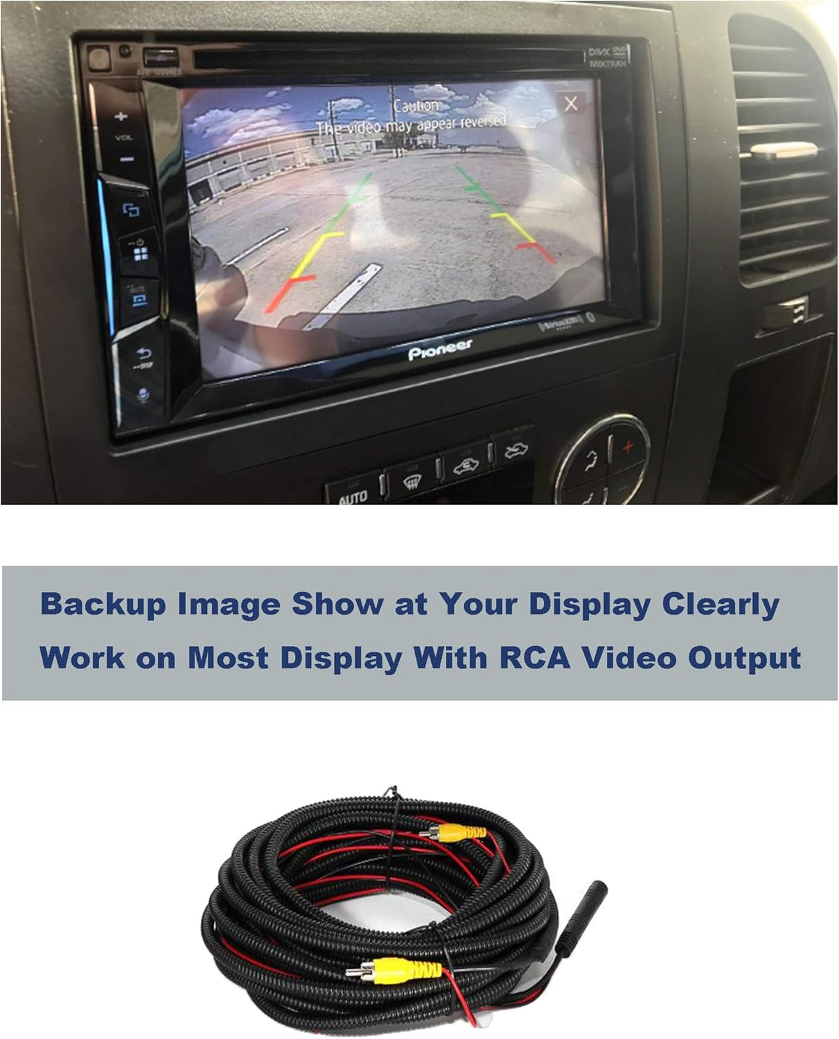 Black Waterproof Tailgate Handle Backup Camera Q509
