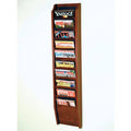 10 Pocket Wooden Magazine Rack D384763