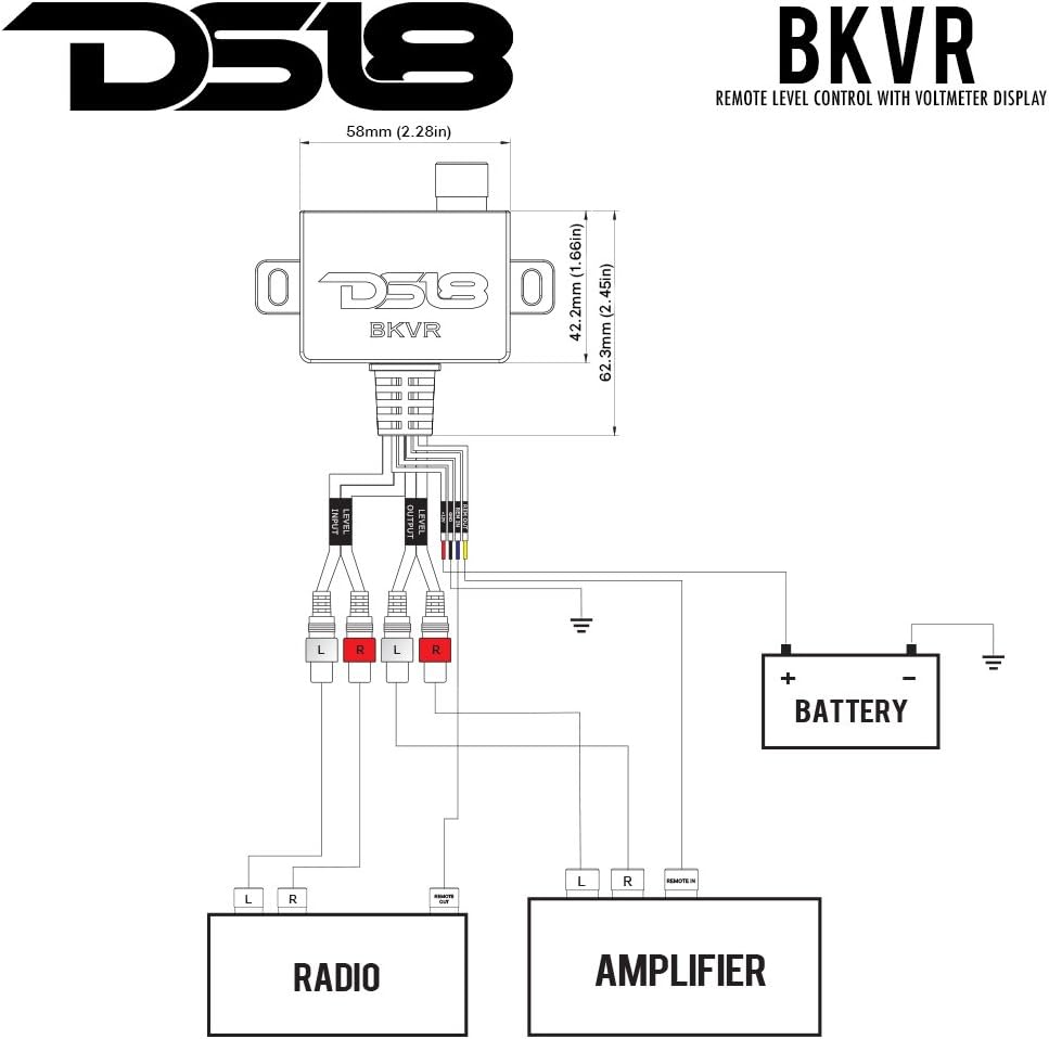RCA Line Level Control with Volt Meter N4161