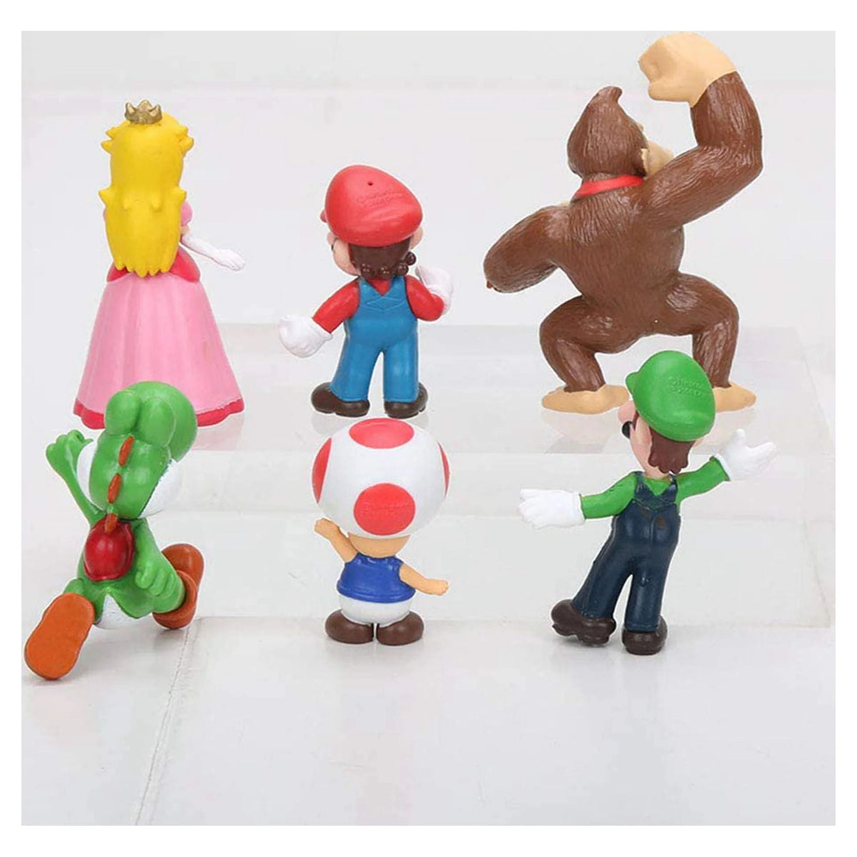 6 pcs Super Mario Action Mini Figure Set H509