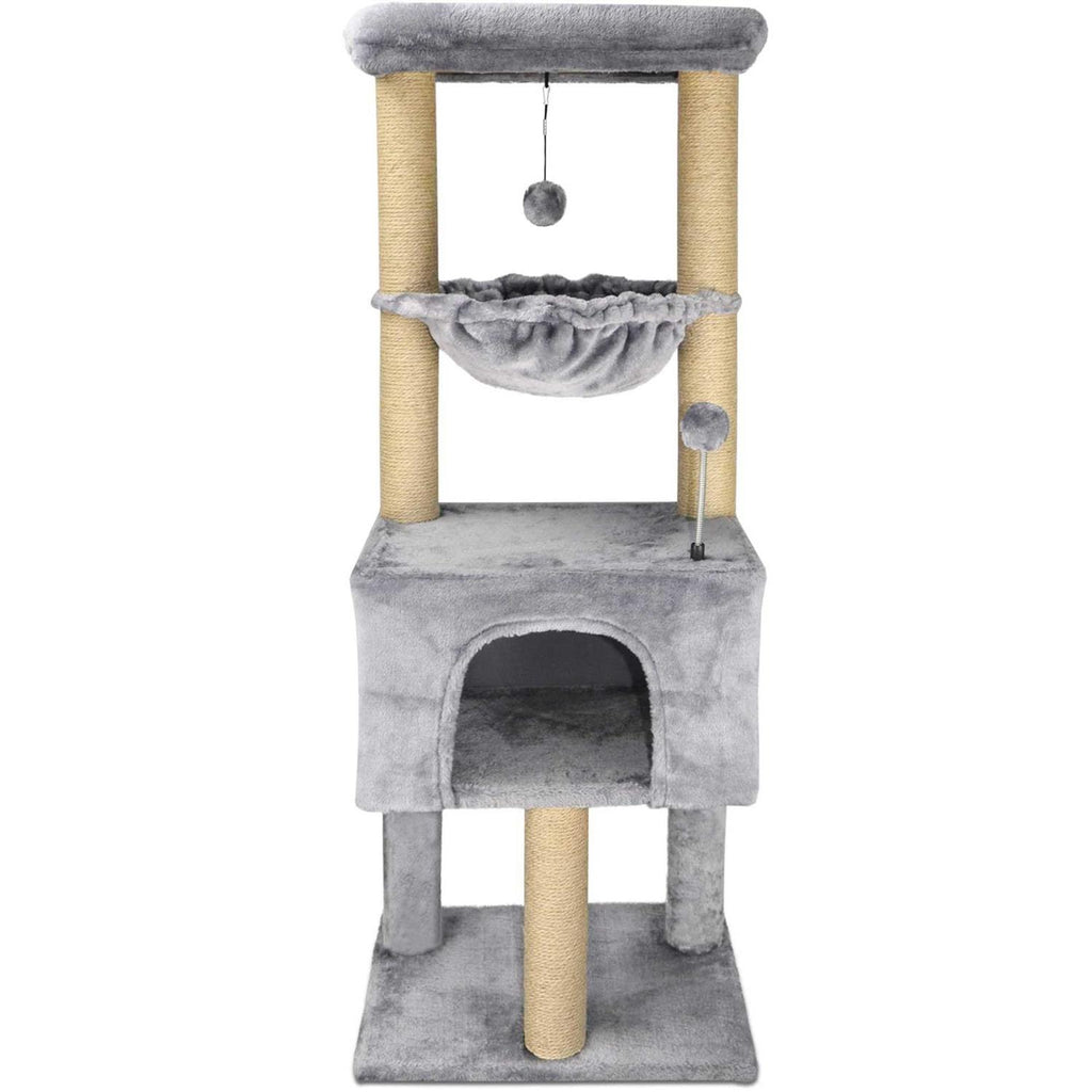 Cat Trees with Cat Houses Grey N726469