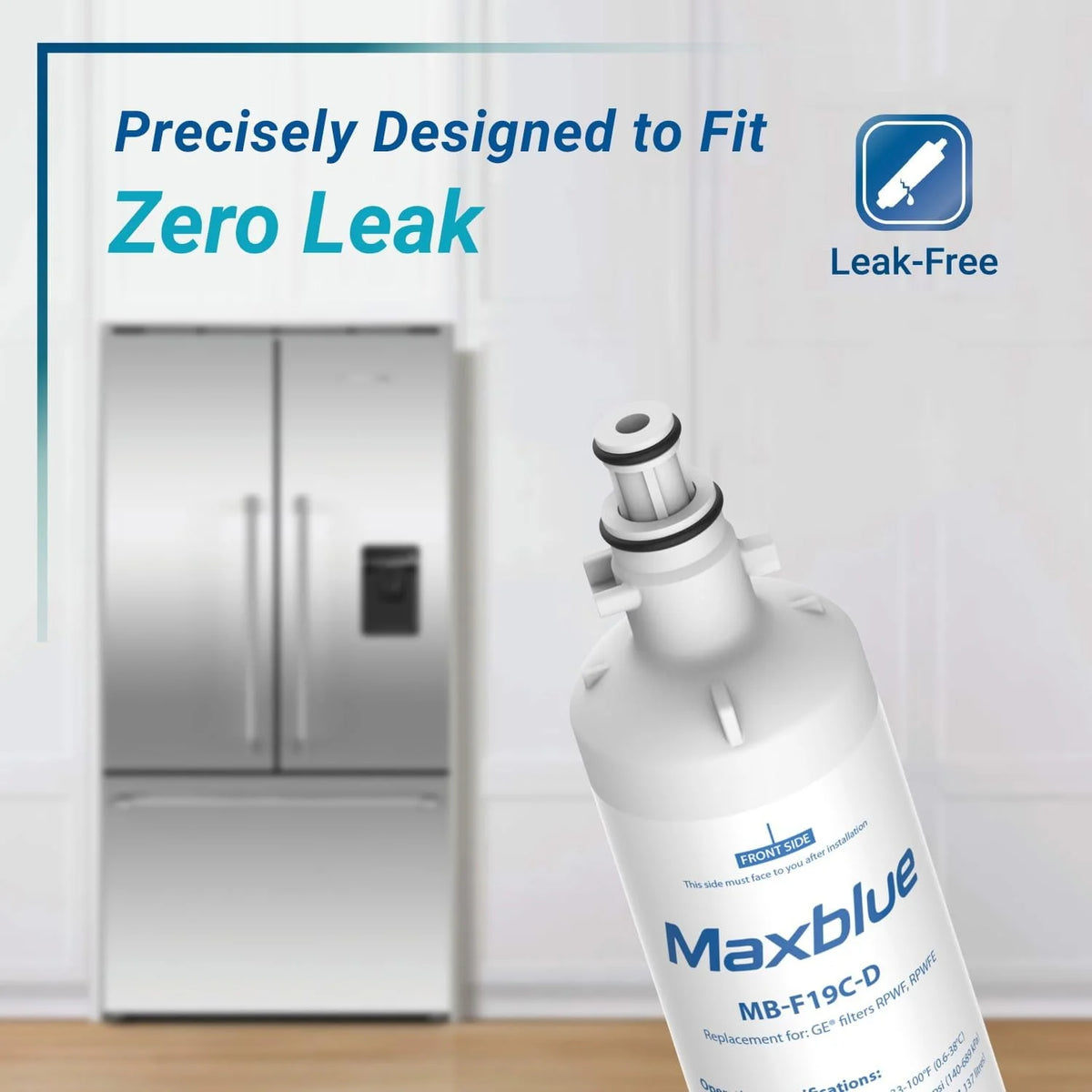 Refrigerator Water Filter with CHIP 1 pack F870