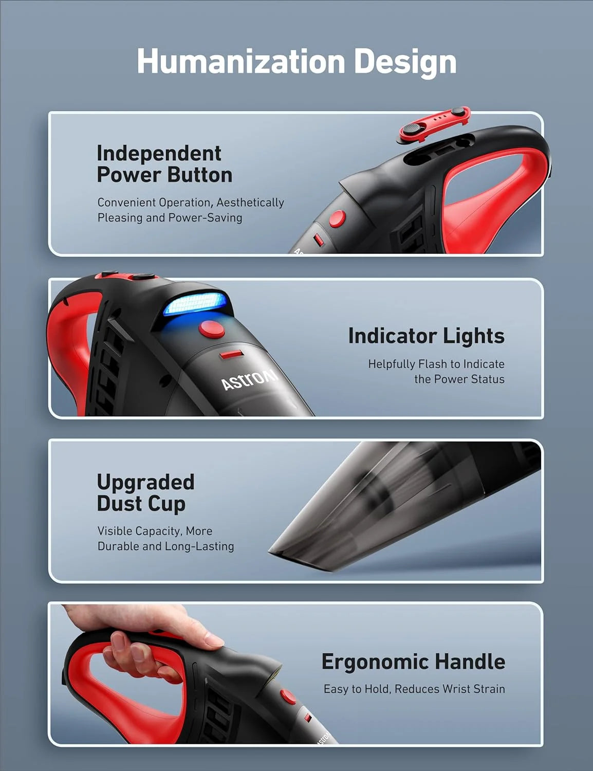 Portable Cyclone Handheld Vacuum Cleaner P873052