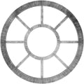 24x22OD x 8 3/4x22ID PVC Pierced Ceiling Medallion X34217