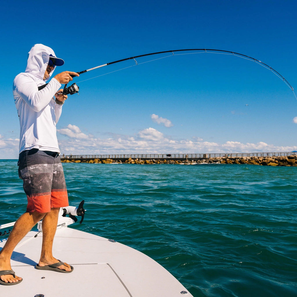 7' Inshore Spinning Fishing Rod and Reel Combo X93929