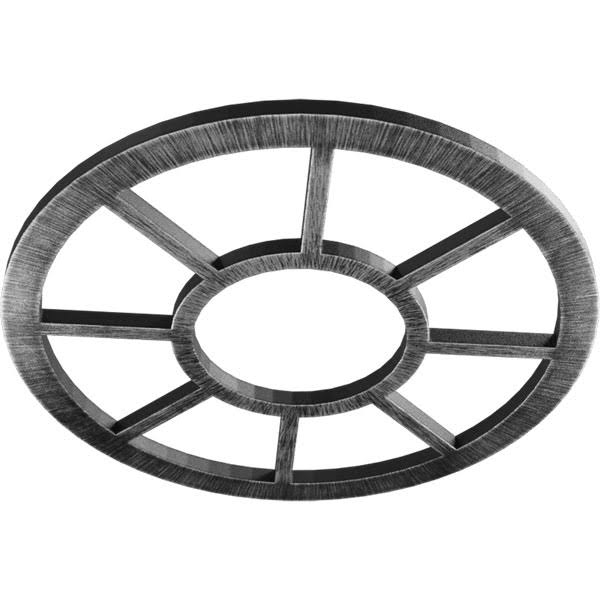 24x22OD x 8 3/4x22ID PVC Pierced Ceiling Medallion X34217