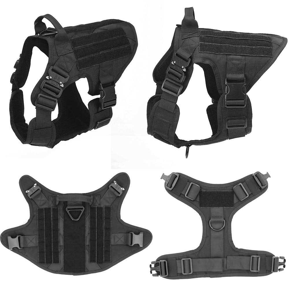 2X Metal Buckle Dog Harness with Handle W370851