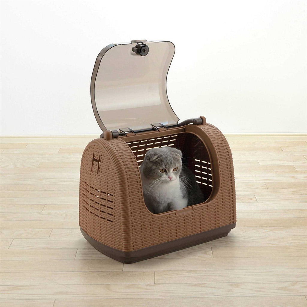 Faux Wicker Pet Carrier M6604