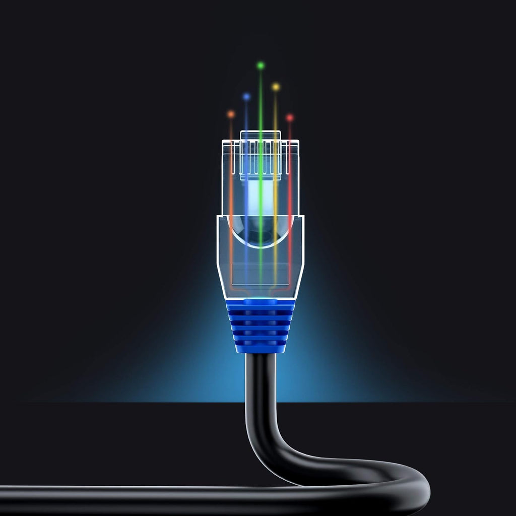 Black 150 ft Cat6 Ethernet Cable K68201