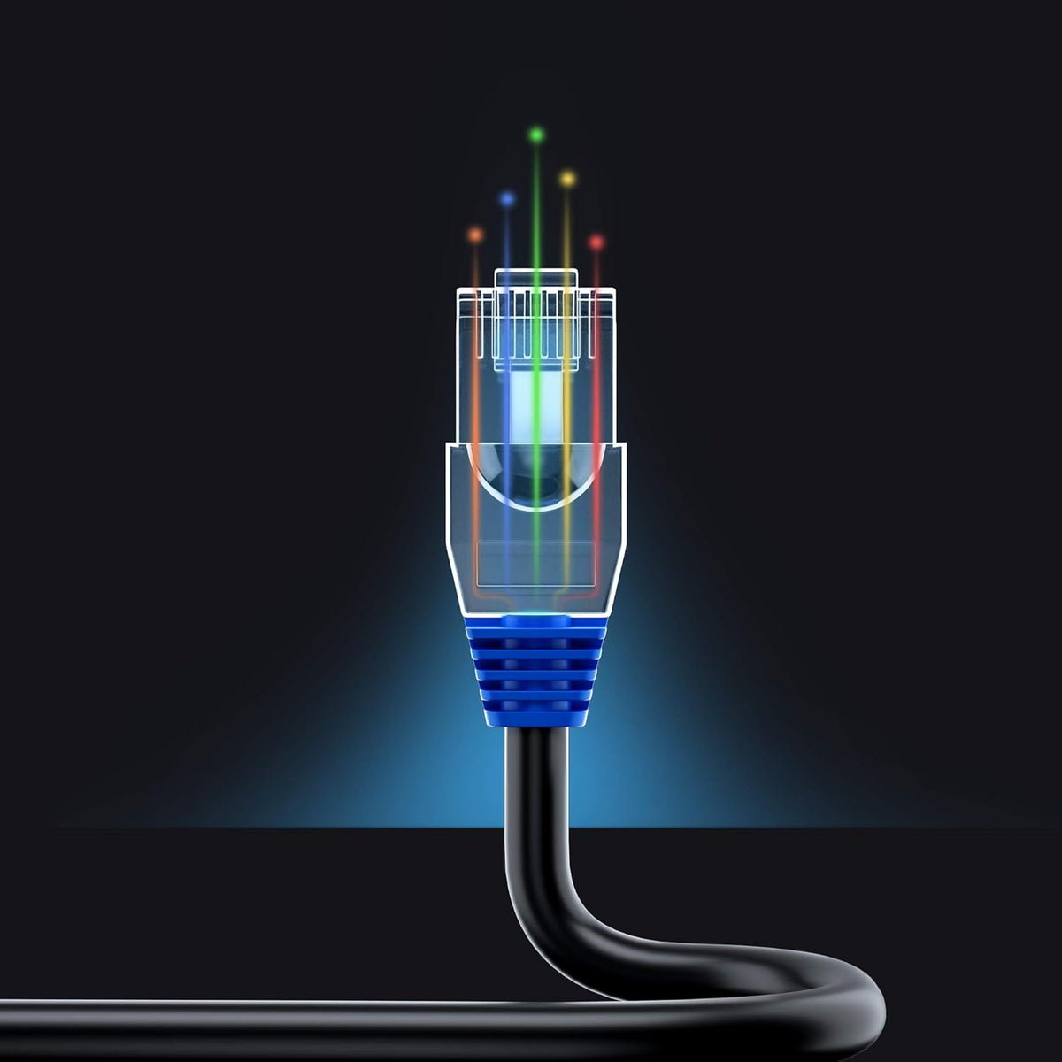 Black 150 ft Cat6 Ethernet Cable K68201