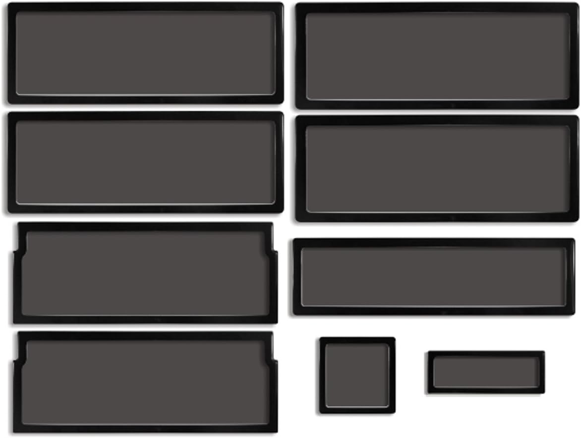 Black Frame Black Mesh Dust Filter Kit I355
