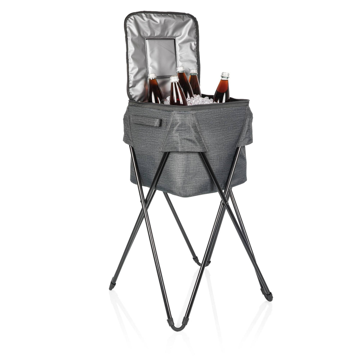 Gray Cooler with Stand D7983