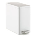 2.5 gal. Slim Step Can White Z3627