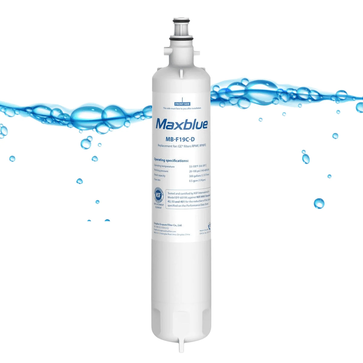 Refrigerator Water Filter with CHIP 1 pack F870
