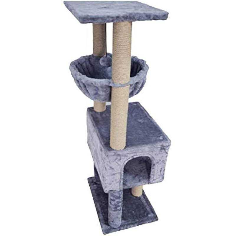 Cat Trees with Cat Houses Grey N726469