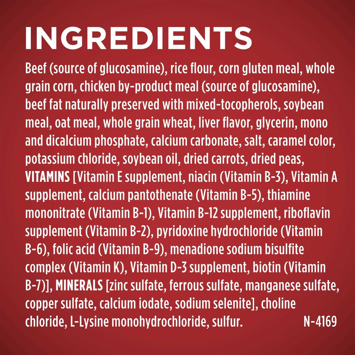 Beef & Rice Dry Dog Food W5132