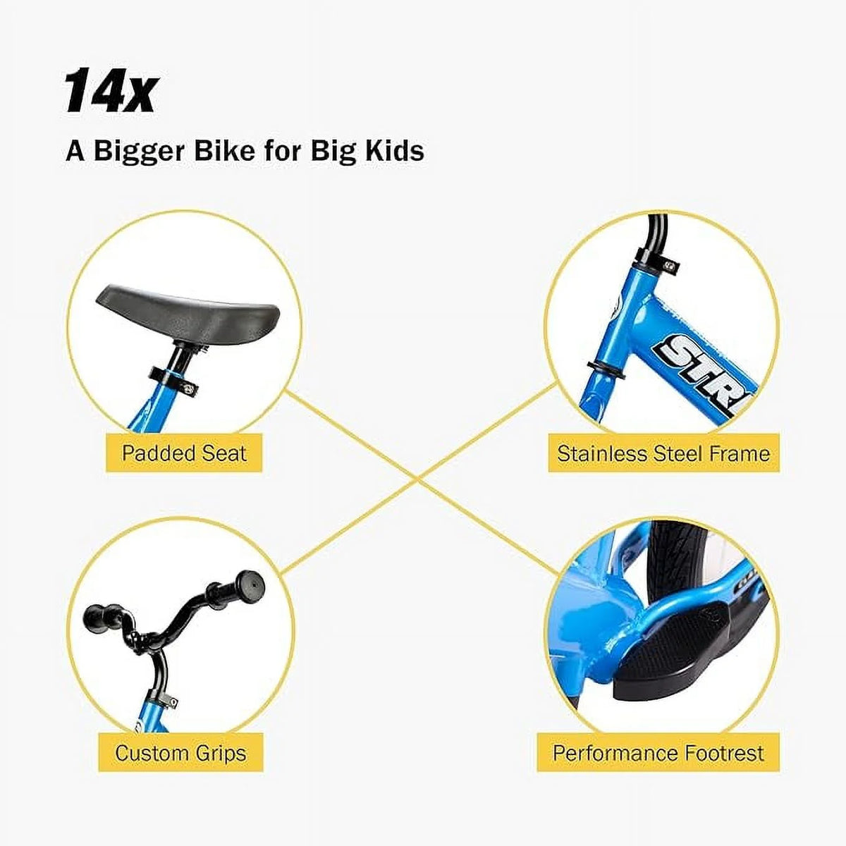 14x Sport Balance Bike Awesome Blue L8412