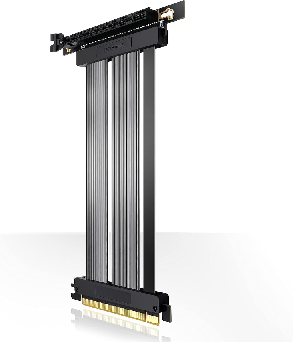 PCIE 4.0 16x Riser Cable GPU Extension Card Right Angle Connector E6253