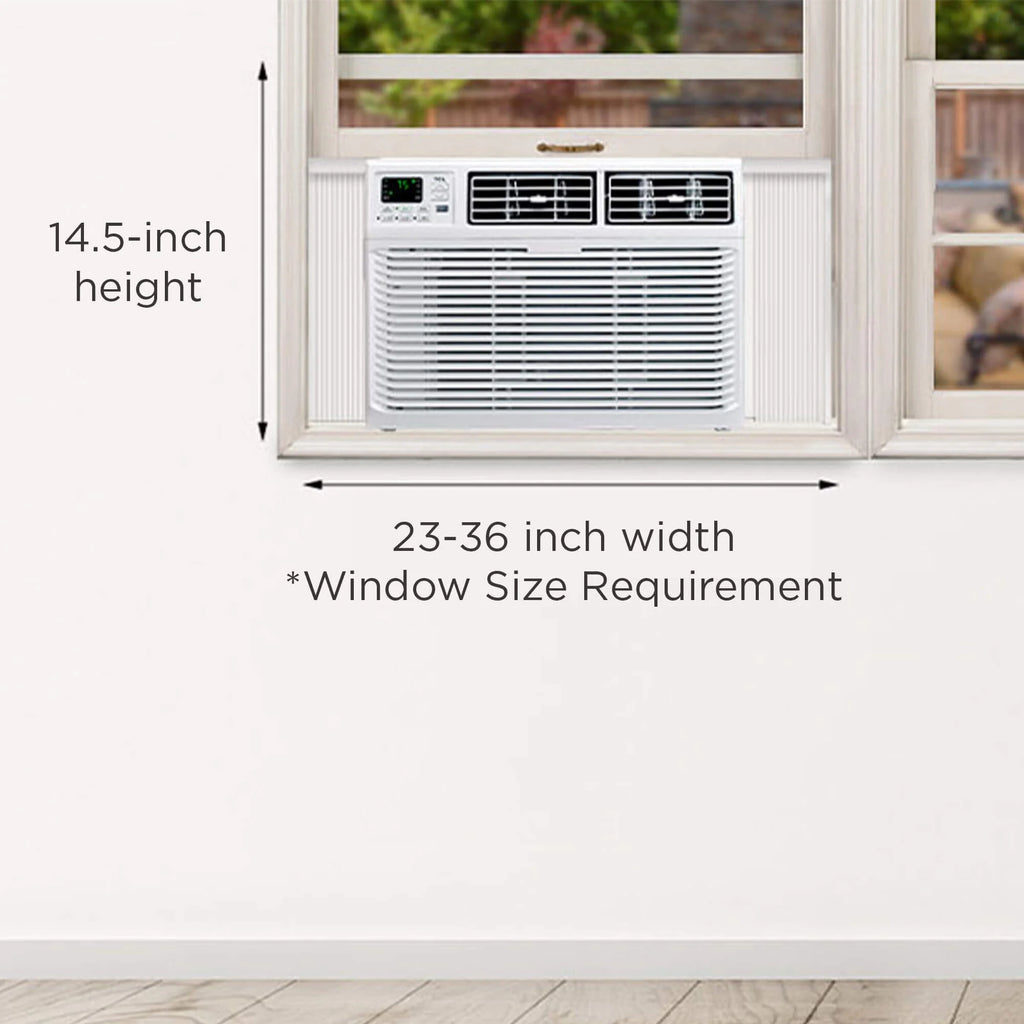 8000 BTU Smart Window Air Conditioner with Remote White N666