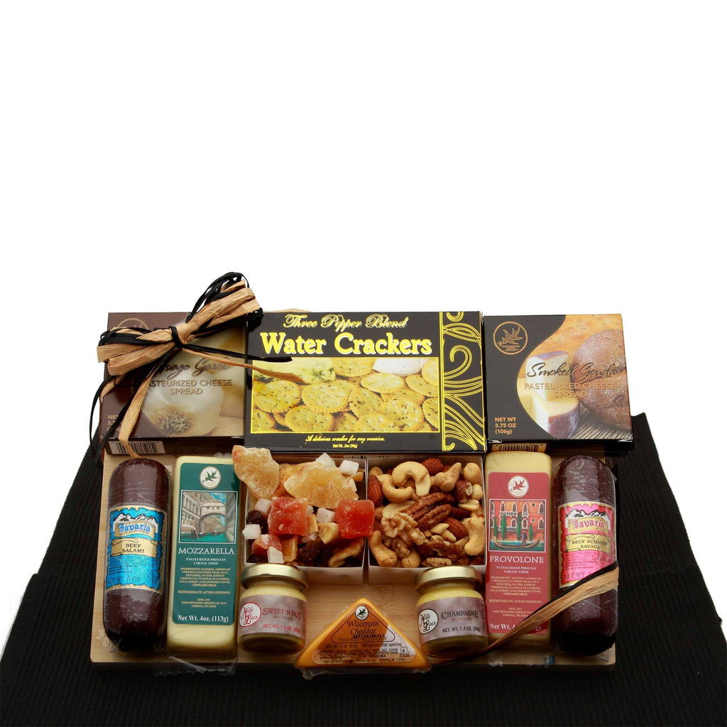 Meat Cheese Gourmet Gift Basket M9854