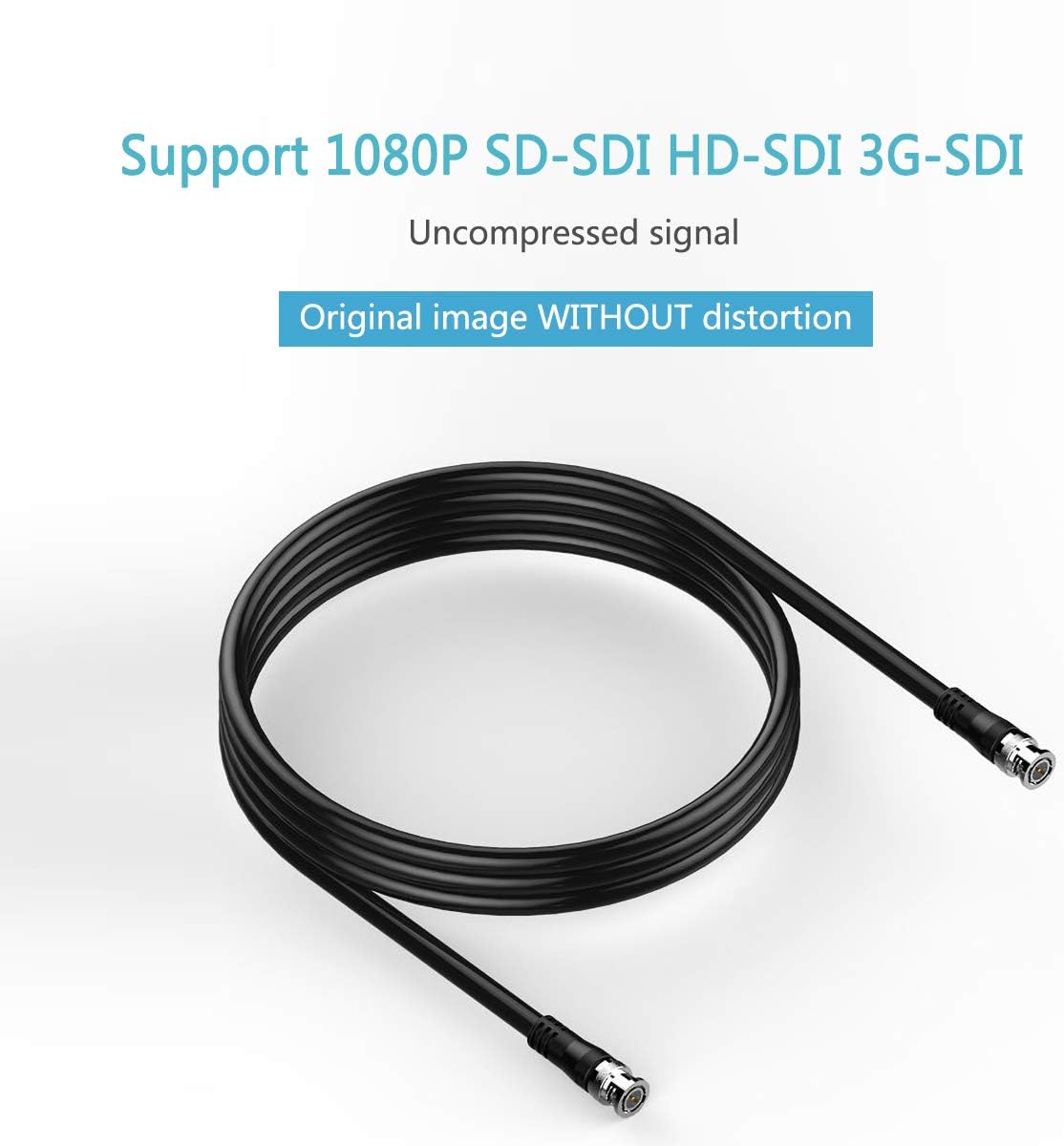 100ft 75 Ohm BNC to BNC Coax Cable X991394