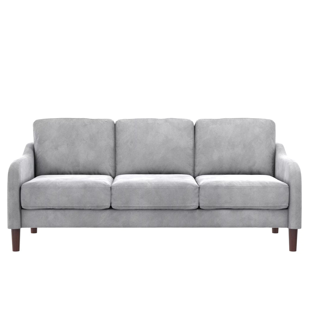 Green Velvet 3-Seater Sofa J5784