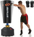 220LBS Freestanding Punching Bag with Gloves and Stand W50725