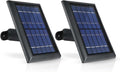 2W 6V Solar Panel with 13.1ft Cable (2-Pack, White) P70500