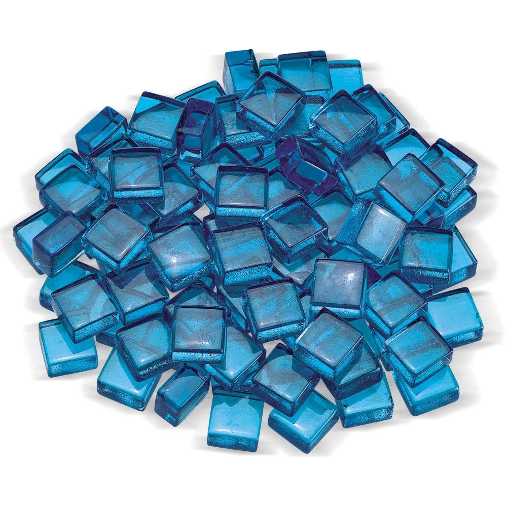 Pacific Blue Luster Fire Glass 10 Pounds F18310