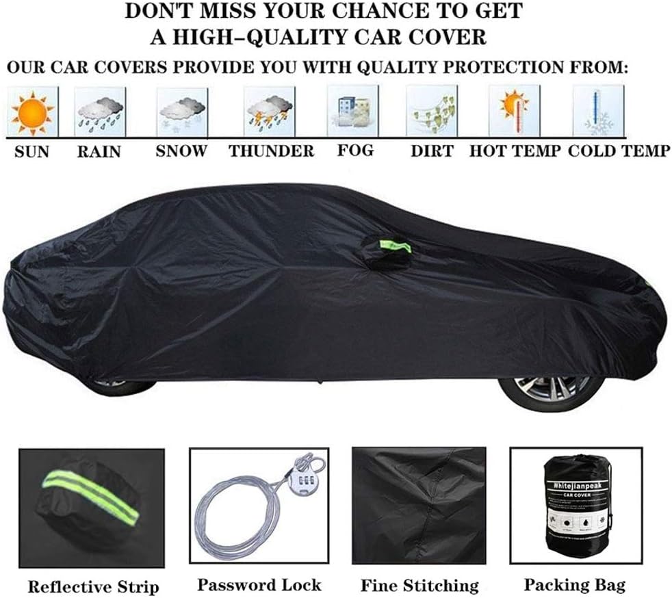 All Weather Waterproof Car Cover with Storage Bag F744586