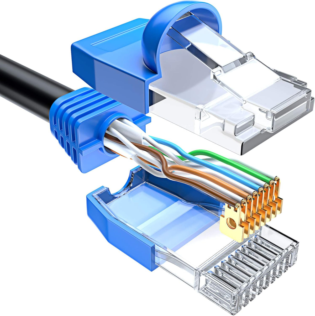 Black 150 ft Cat6 Ethernet Cable K68201