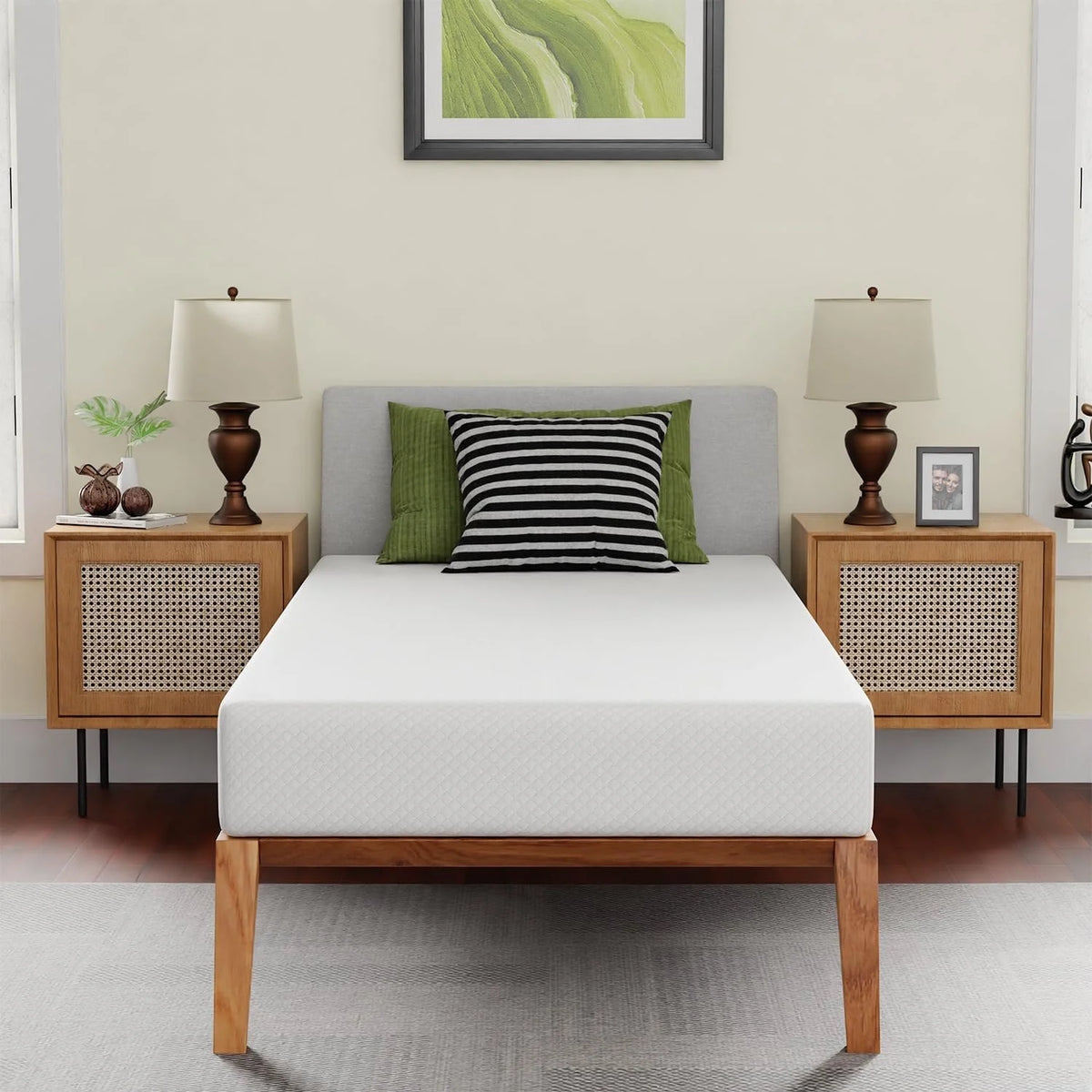 8 inch Twin Size Memory Foam Gel Mattress X8966