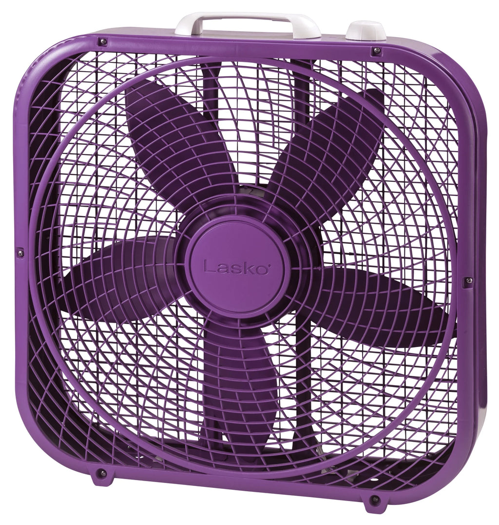 20 3-Speed Box Fan Blue U144447