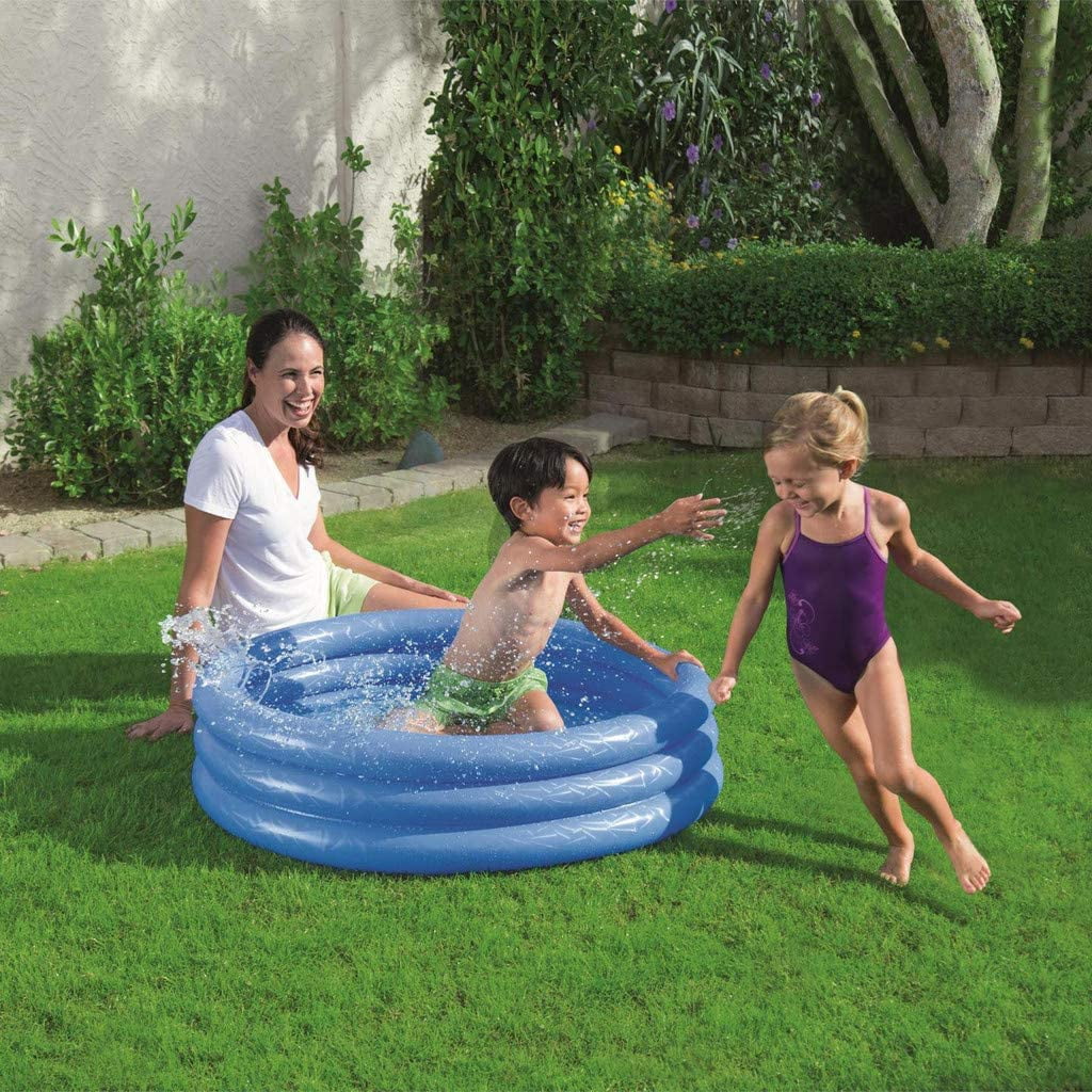 Crystal Blue Kids Outdoor Inflatable Swimming Pool I893941
