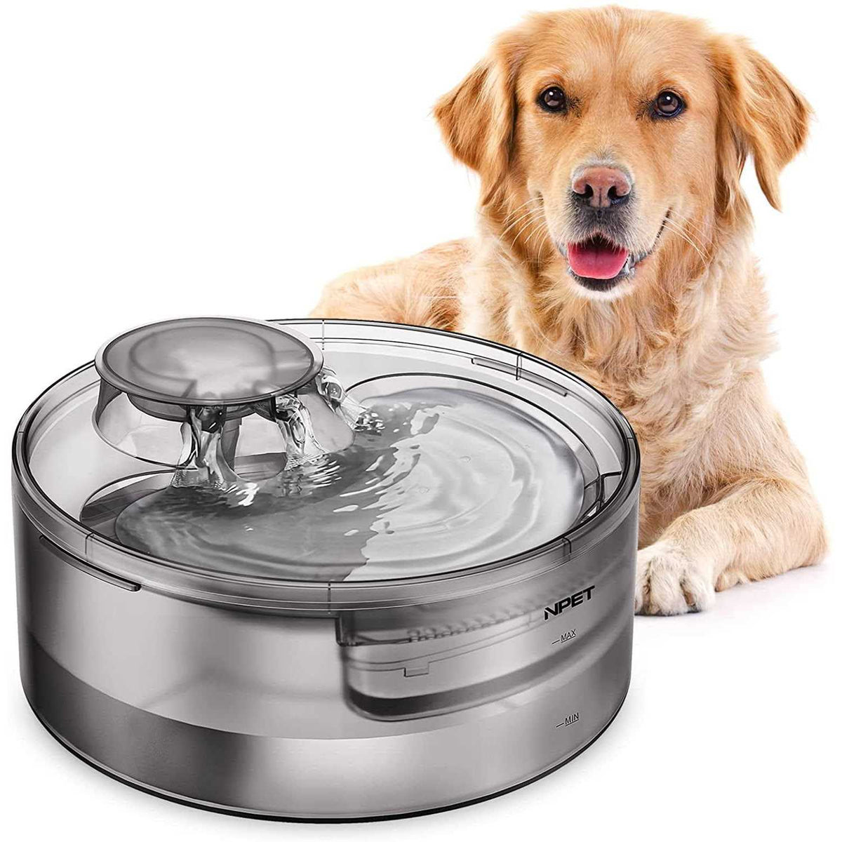 Dog Water Fountain 1.3Gallon/5L Automatic Pet Water Dispenser L1984