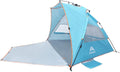 4 Person Portable Windproof UPF50+ Beach Tent with Carrying Bag S648