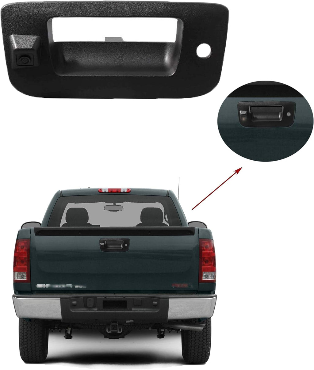 Black Waterproof Tailgate Handle Backup Camera Q509