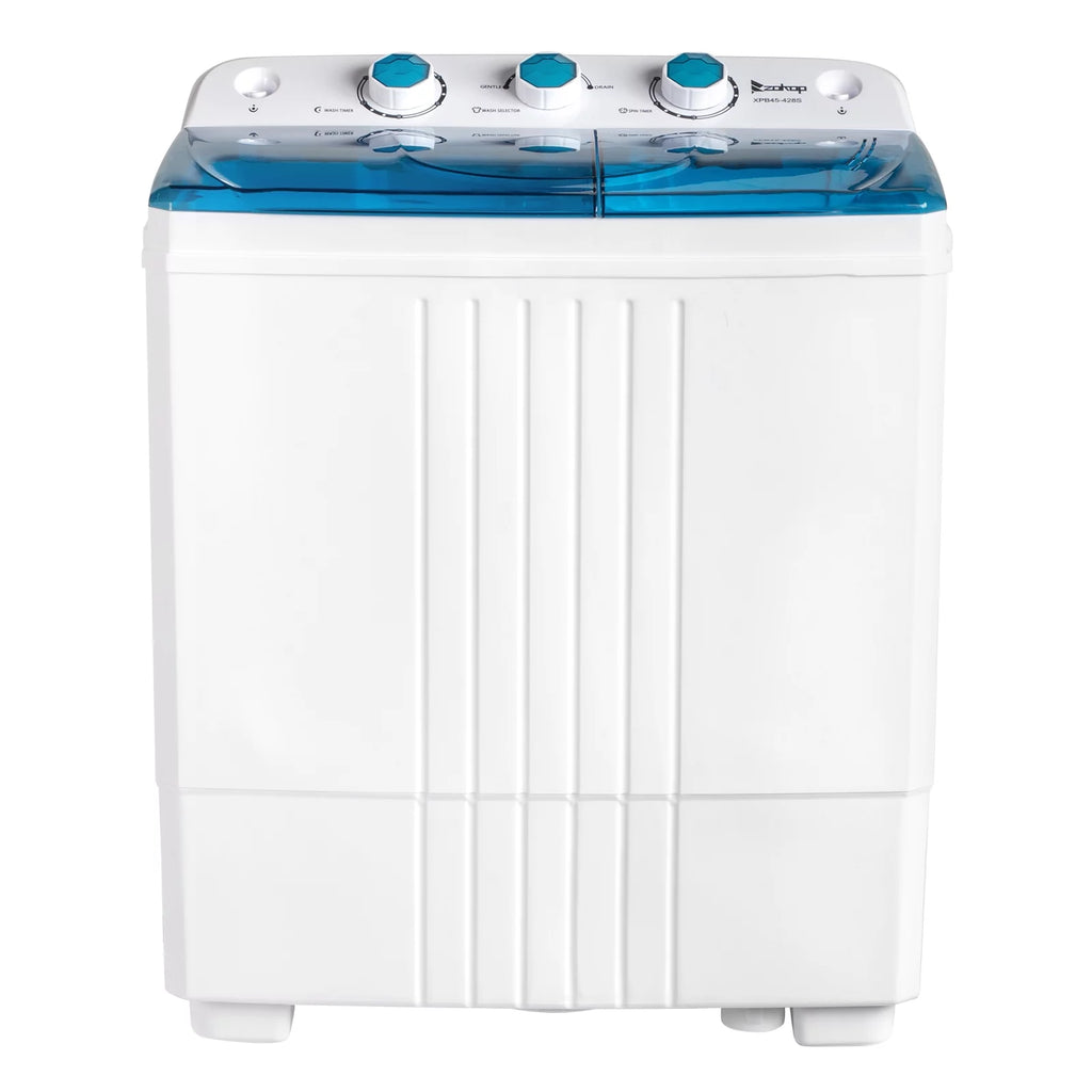 Portable 20lbs Twin Tub Compact Semi-automatic Washing Machine C682019