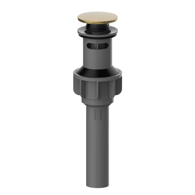 Single Handle Single Hole Bathroom Faucet Matte Gold E678