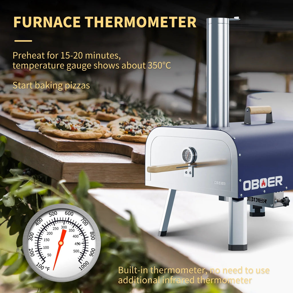 Outdoor Wood Fired Stainless Steel Pizza Oven B56486