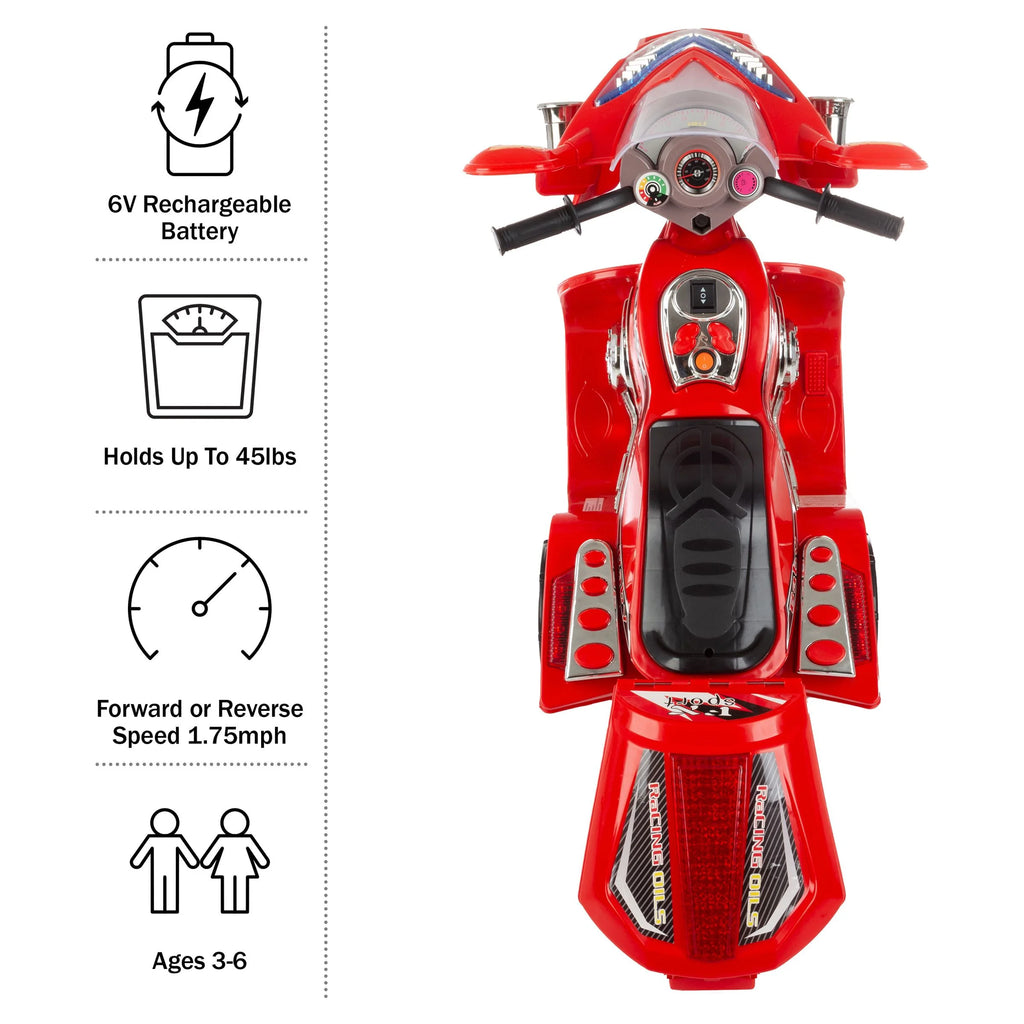 3 Wheel Battery Powered Ride on Motorcycle Trike K21750