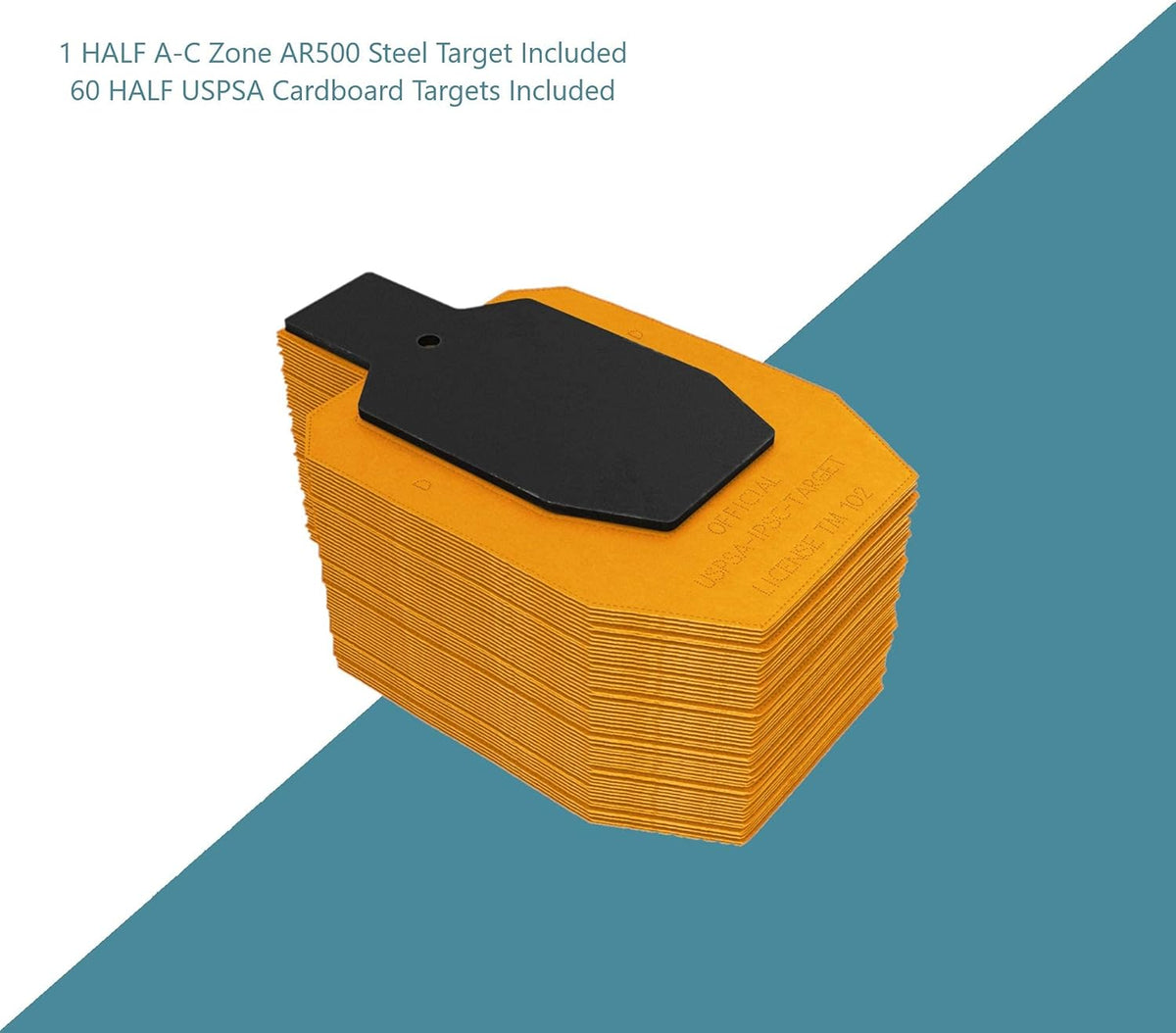 AR500 Steel Targets and 60 Cardboard Shooting Targets N27985