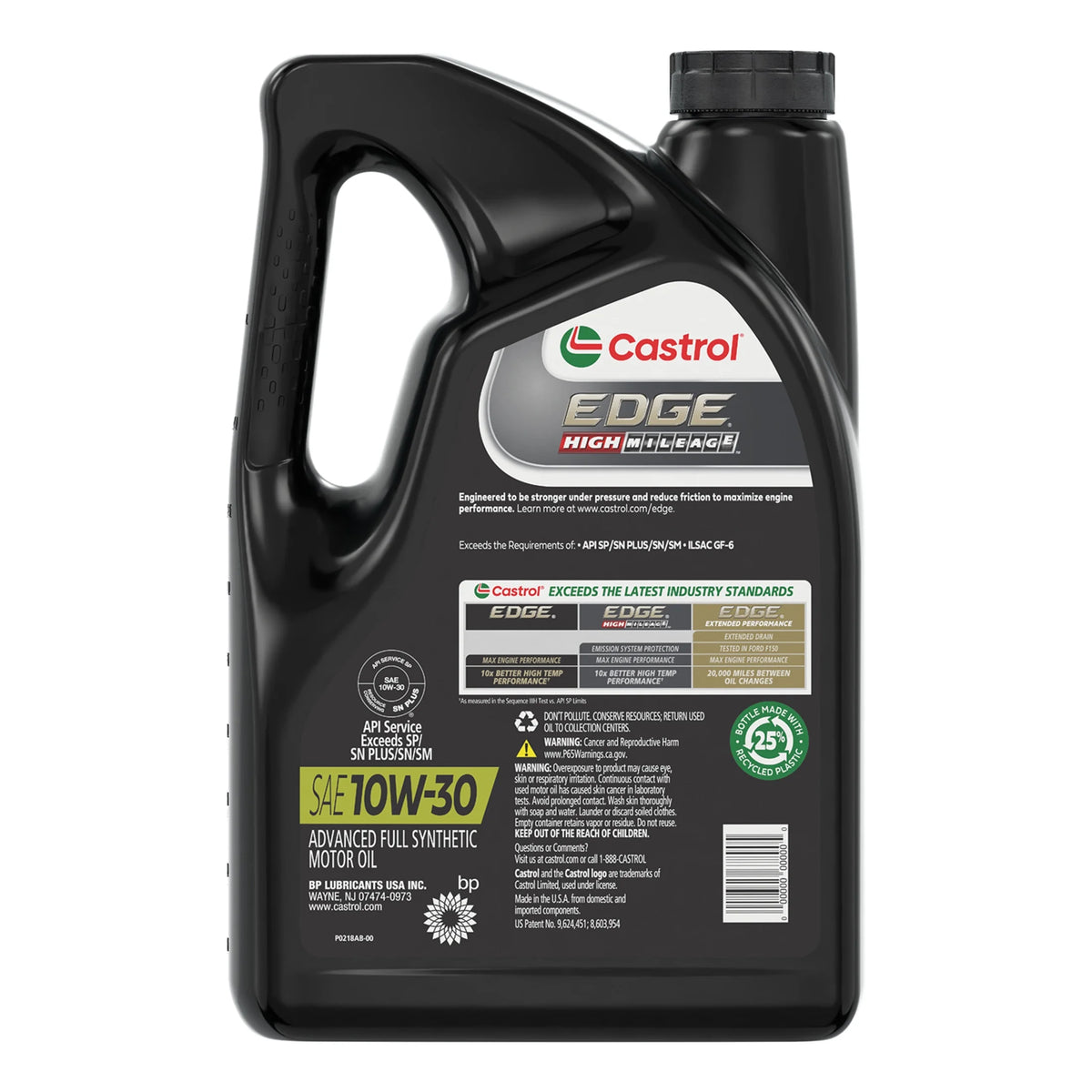 10W-30 Full Synthetic Motor Oil, 5 Quarts D59152