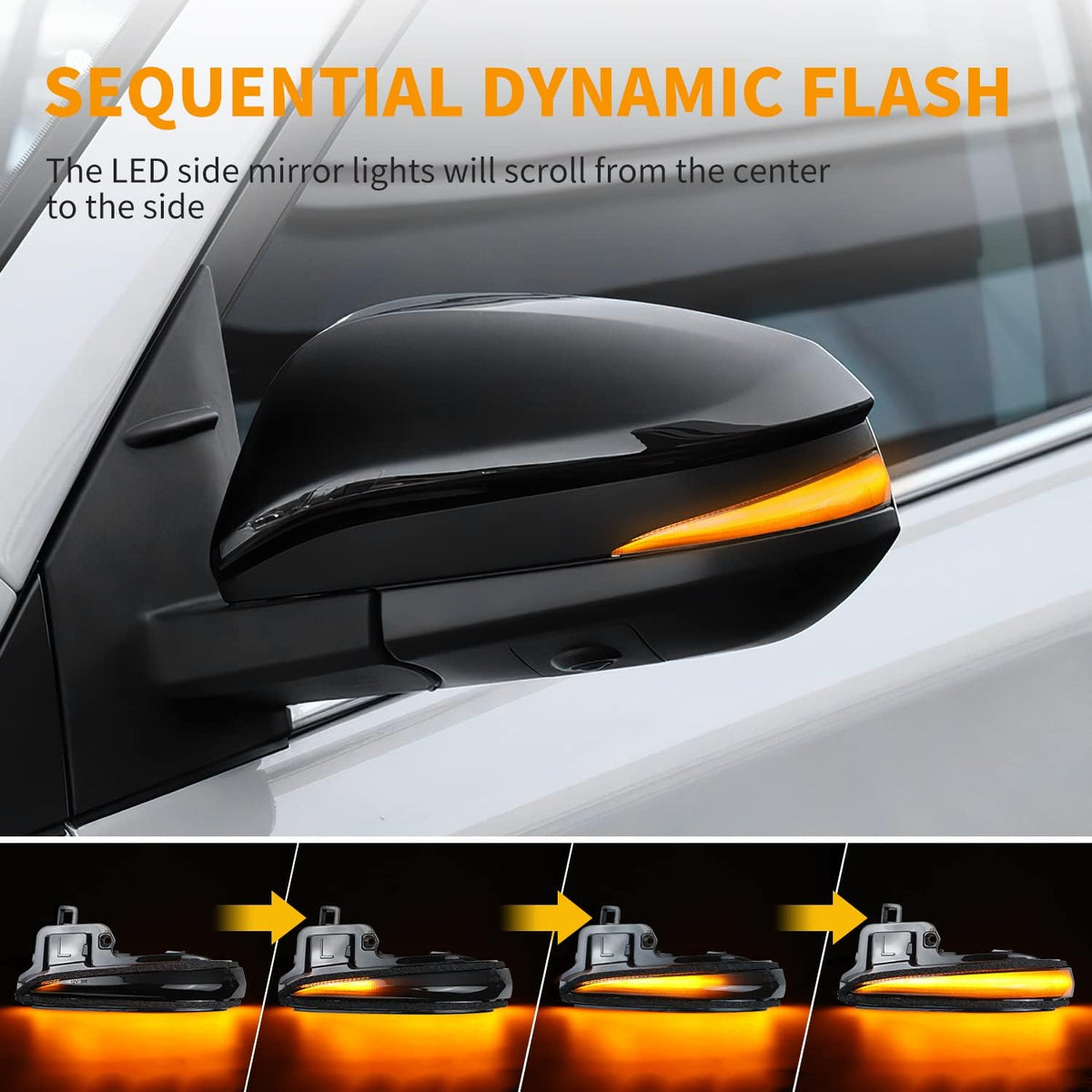 Sequential Mirror Turn Signal Indicator Lights Z1541